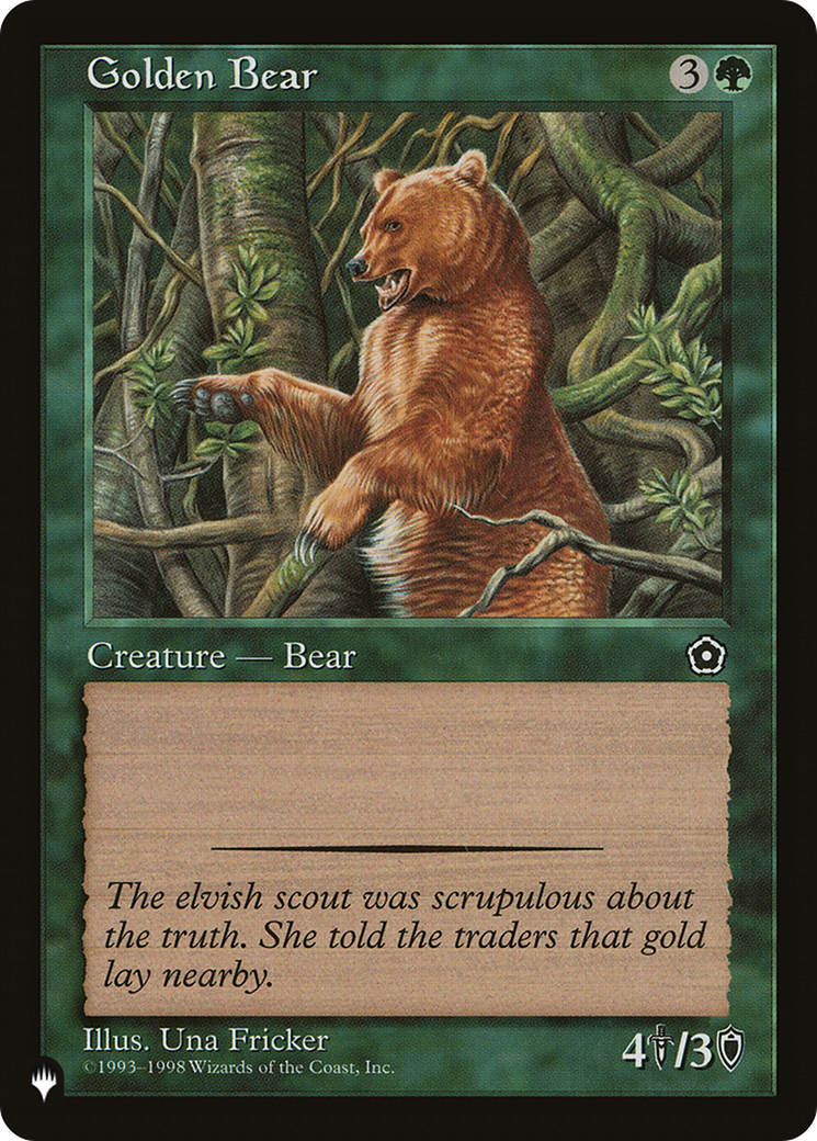 Golden Bear (LIST-P02-127) - The List