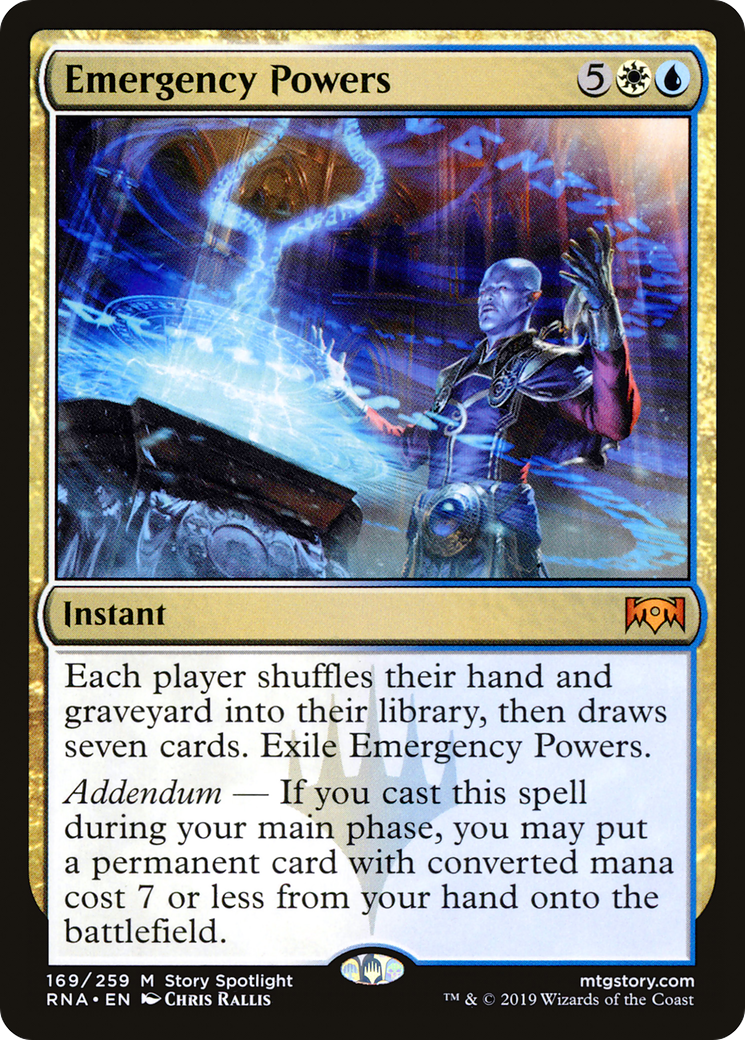 Emergency Powers (RNA-169) - Ravnica Allegiance Foil