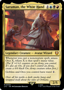 Saruman, the White Hand⁣ - Commander: The Lord of the Rings: Tales of Middle-earth⁣ (Mythic)⁣ [8]