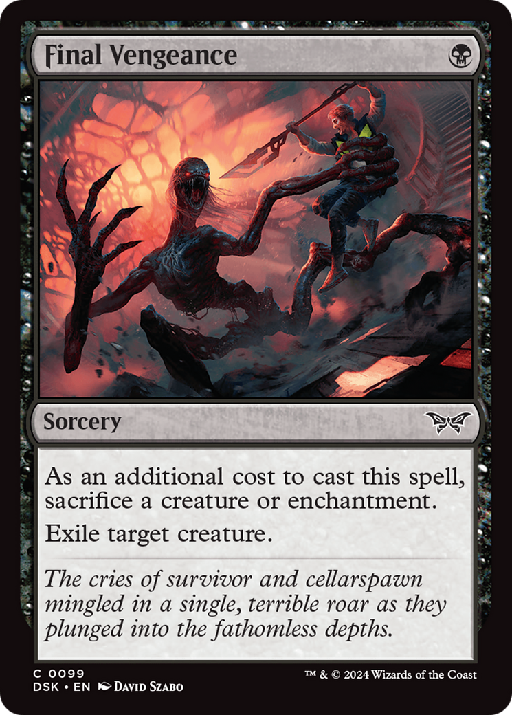 Final Vengeance⁣ - Duskmourn: House of Horror⁣ (Common)⁣ [99]