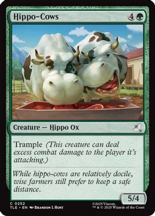 Hippo-Cows (TLE-252) - Avatar: The Last Airbender: Eternal-Legal Foil