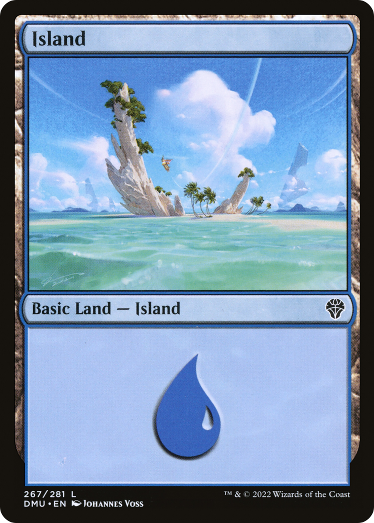 Island (267) (DMU-267) - Dominaria United Foil