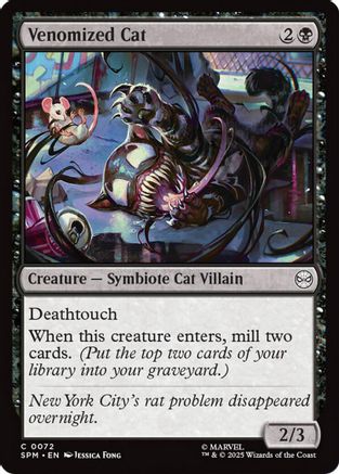 Venomized Cat (SPM-072) - Marvel's Spider-Man