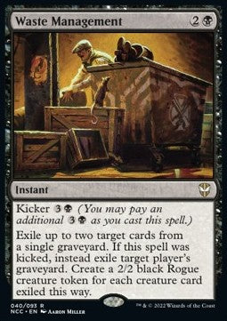 Waste Management⁣ - Commander: Streets of New Capenna⁣ (Rare)⁣ [40]