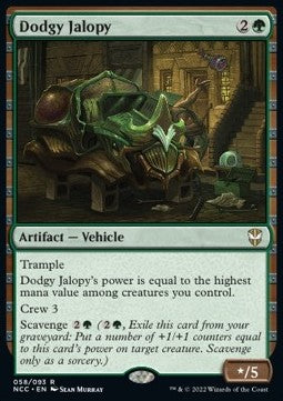 Dodgy Jalopy⁣ - Commander: Streets of New Capenna⁣ (Rare)⁣ [58]