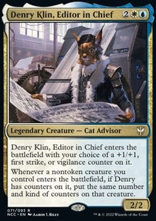 Denry Klin, Editor in Chief⁣ - Commander: Streets of New Capenna⁣ (Rare)⁣ [71]