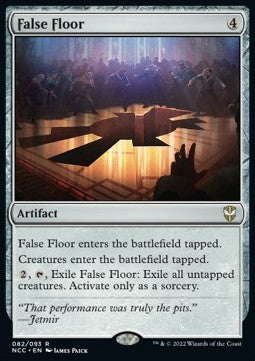 False Floor⁣ - Commander: Streets of New Capenna⁣ (Rare)⁣ [82]