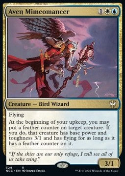 Aven Mimeomancer⁣ - Commander: Streets of New Capenna⁣ (Rare)⁣ [329]
