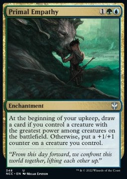 Primal Empathy⁣ - Commander: Streets of New Capenna⁣ (Uncommon)⁣ [348]