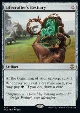 Lifecrafter's Bestiary⁣ - Commander: Streets of New Capenna⁣ (Rare)⁣ [370]
