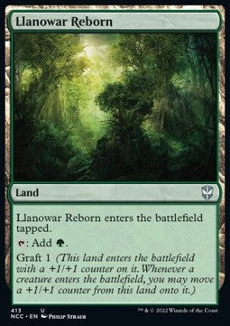 Llanowar Reborn⁣ - Commander: Streets of New Capenna⁣ (Uncommon)⁣ [413]