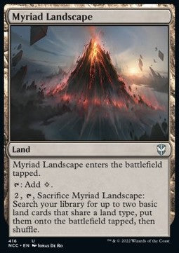Myriad Landscape⁣ - Commander: Streets of New Capenna⁣ (Uncommon)⁣ [416]