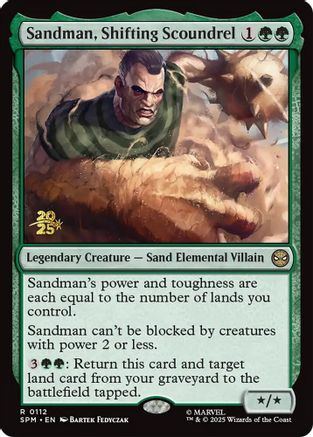 Sandman, Shifting Scoundrel (PRE-112) - Prerelease Cards Foil