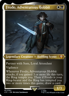 Frodo, Adventurous Hobbit (V.2)⁣ - Commander: The Lord of the Rings: Tales of Middle-earth: Extras⁣ (Mythic)⁣ [2]
