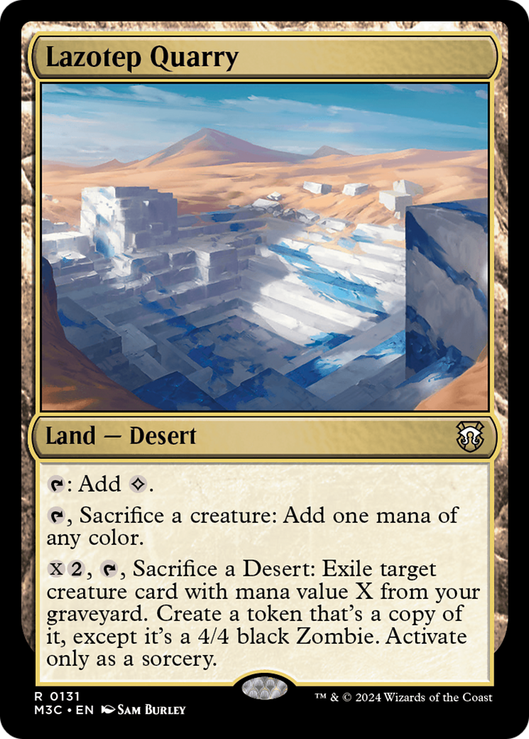 Lazotep Quarry⁣ - Commander: Modern Horizons 3⁣ (Rare)⁣ [131]