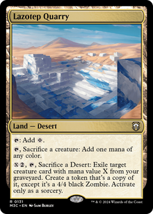Lazotep Quarry⁣ - Commander: Modern Horizons 3⁣ (Rare)⁣ [131]