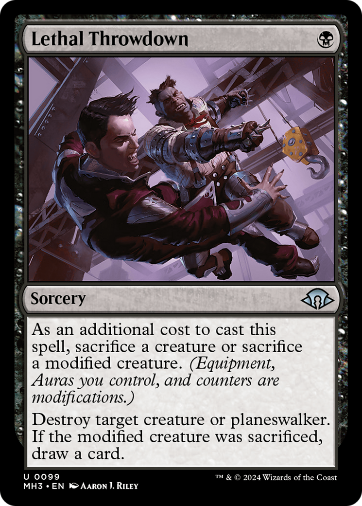 Lethal Throwdown⁣ - Modern Horizons 3⁣ (Uncommon)⁣ [99]