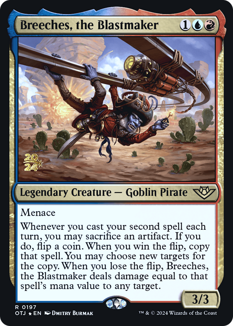 Breeches, the Blastmaker (PRE-197S) - Outlaws of Thunder Junction Promos Foil