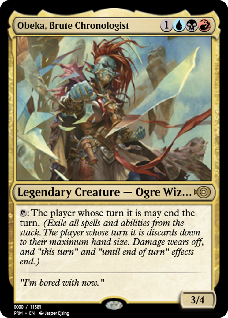 Obeka, Brute Chronologist (PRM-86336) - Magic Online Promos