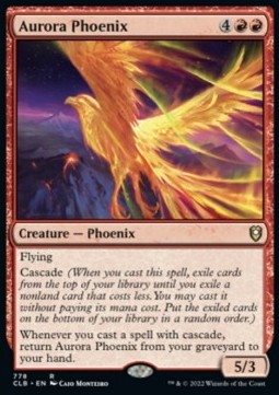 Aurora Phoenix⁣ - Commander Legends: Battle for Baldur's Gate: Extras⁣ (Rare)⁣ [778]