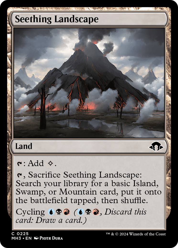 Seething Landscape⁣ - Modern Horizons 3⁣ (Common)⁣ [225]