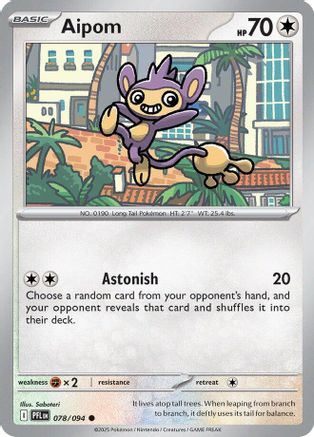 Aipom 078/094  ME02 Phantasmal Flames - Common