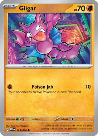 Gligar 049/094  ME02 Phantasmal Flames - Common