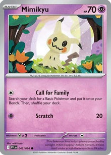 Mimikyu 042/094  - Reverse Holofoil ME02 Phantasmal Flames - Common