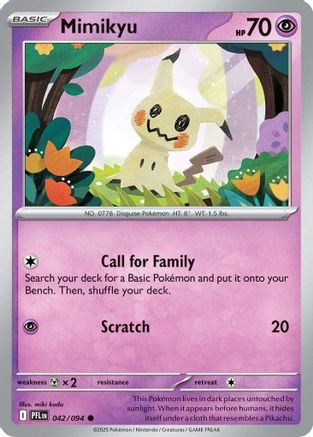 Mimikyu 042/094  ME02 Phantasmal Flames - Common
