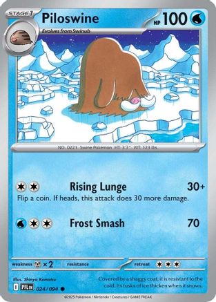 Piloswine 024/094  ME02 Phantasmal Flames - Common