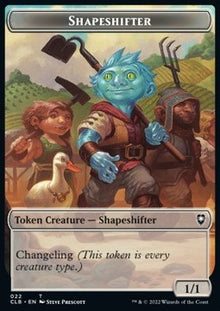 Shapeshifter Token (C 1/1) // Clue Token⁣ - Commander Legends: Battle for Baldur's Gate: Extras⁣ (Token)⁣ [T 22/47]