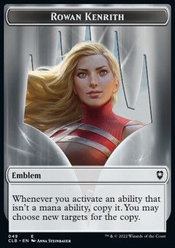 Rowan Kenrith Emblem // Copy Token⁣ - Commander Legends: Battle for Baldur's Gate: Extras⁣ (Token)⁣ [T 49/19]