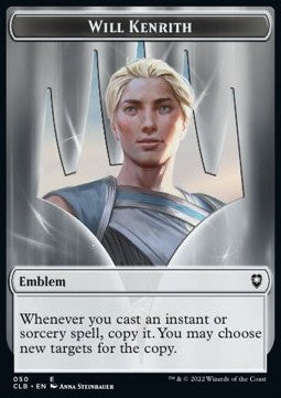 Will Kenrith Emblem // Copy Token⁣ - Commander Legends: Battle for Baldur's Gate: Extras⁣ (Token)⁣ [T 50/19]