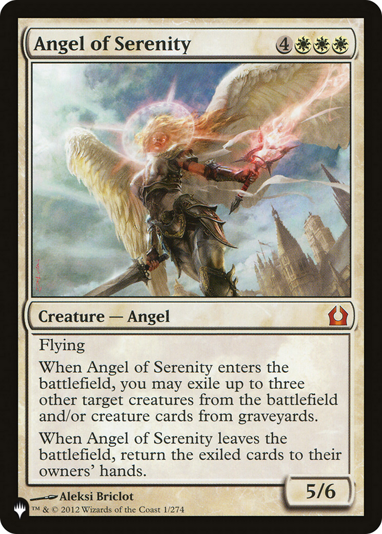 Angel of Serenity (RTR) (LIST-RTR-1) - The List Foil