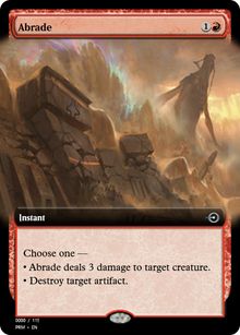 Abrade (PRM-86136) - Magic Online Promos Foil