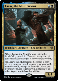 Lazav, the Multifarious⁣ - Commander: Murders at Karlov Manor⁣ (Mythic)⁣ [214]