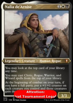 Nalia de'Arnise (V.3)⁣ - Commander Legends: Battle for Baldur's Gate: Extras⁣ (Special)⁣ [934]