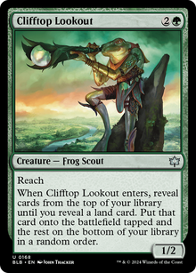 Clifftop Lookout⁣ - Bloomburrow⁣ (Uncommon)⁣ [168]