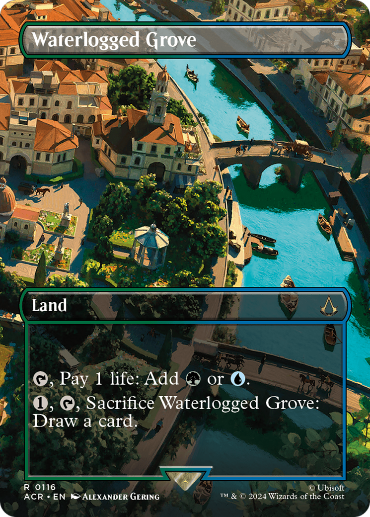 Waterlogged Grove (Borderless) (ACR-116) - Assassin's Creed (Borderless)