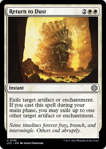 Return to Dust⁣ - Commander: The Lost Caverns of Ixalan⁣ (Uncommon)⁣ [136]