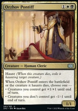 Orzhov Pontiff⁣ - Double Masters 2022⁣ (Uncommon)⁣ [261]