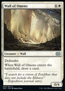Wall of Omens⁣ - Double Masters 2022⁣ (Uncommon)⁣ [33]