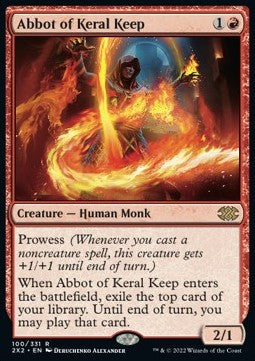 Abbot of Keral Keep⁣ - Double Masters 2022⁣ (Rare)⁣ [100]