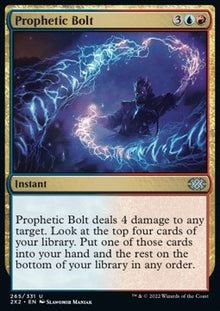 Prophetic Bolt⁣ - Double Masters 2022⁣ (Uncommon)⁣ [265]