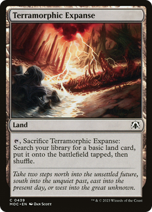 Terramorphic Expanse⁣ - Commander: March of the Machine⁣ (Common)⁣ [439]