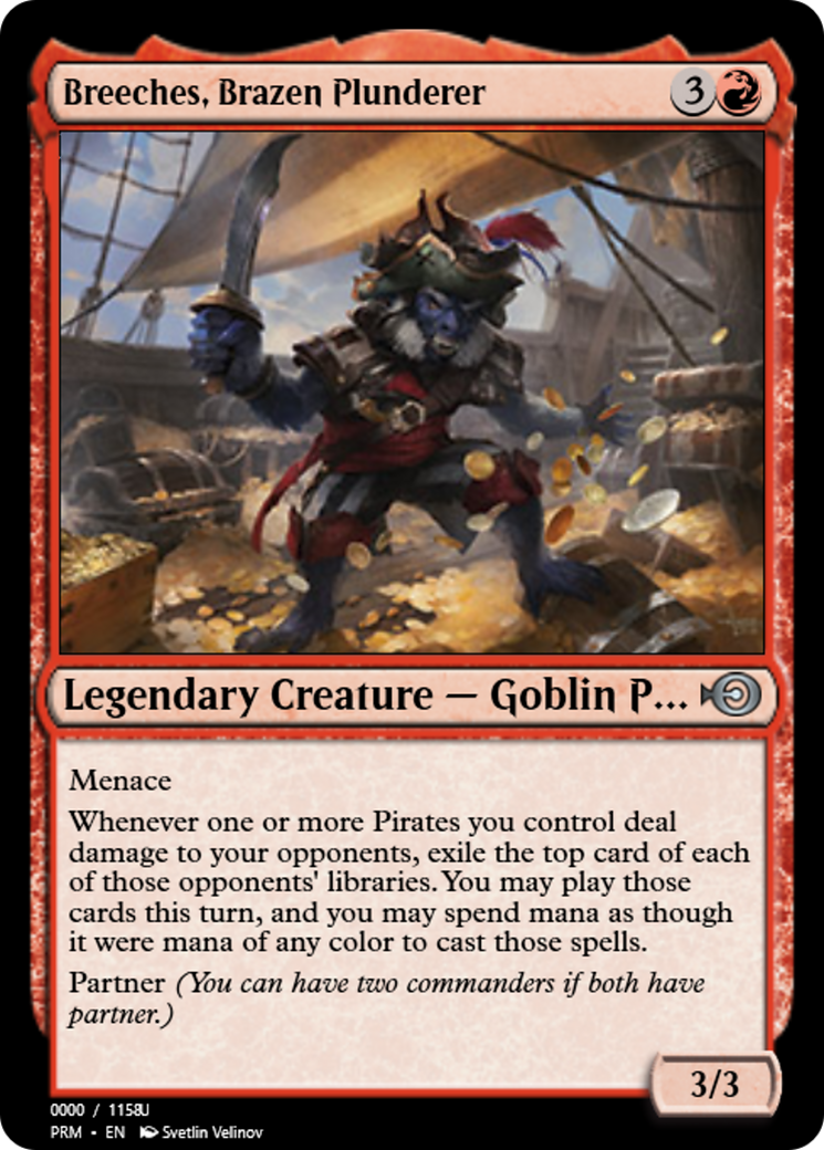 Breeches, Brazen Plunderer (PRM-86290) - Magic Online Promos Foil