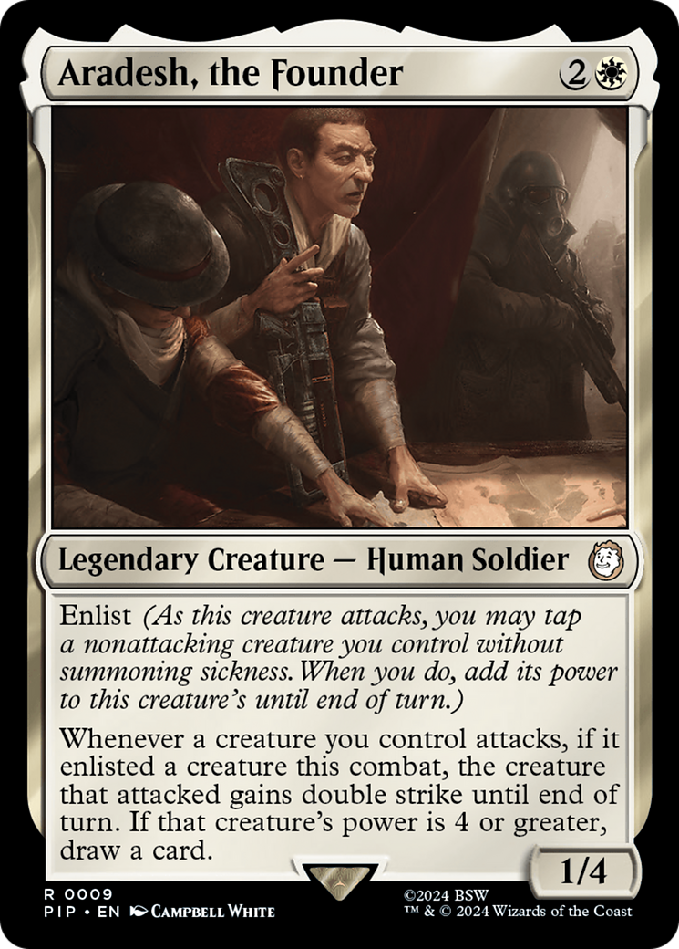 Aradesh, the Founder⁣ - Universes Beyond: Fallout⁣ (Rare)⁣ [9]