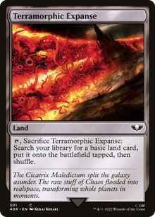 Terramorphic Expanse⁣ - Universes Beyond: Warhammer 40,000⁣ (Common)⁣ [301]