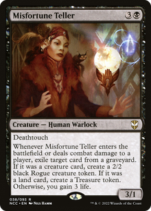 Misfortune Teller⁣ - Commander: Streets of New Capenna⁣ (Rare)⁣ [38]