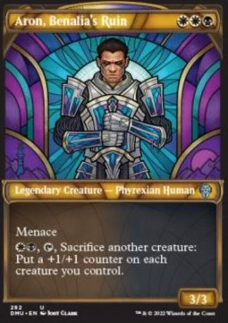 Aron, Benalia's Ruin (V.1)⁣ - Dominaria United: Extras⁣ (Uncommon)⁣ [292]